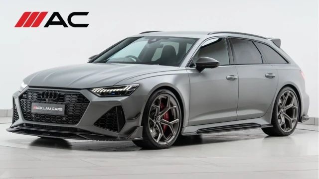 Audi RS6 (74 Reg) 4.0TFSI V8 Carbon Black Performance Quattro (Bespoke) Image 1