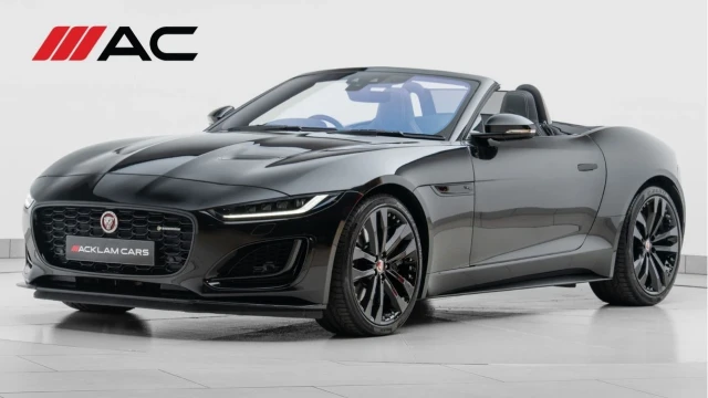 Jaguar F-TYPE (72 Reg) 5.0 V8 P450 R-Dynamic Black Convertible Image 1