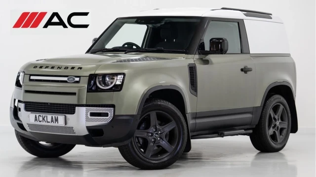 Land Rover Defender (21 Reg) 90 3.0 D200 Hard Top Commercial (3 Seat) (+VAT) Image 1