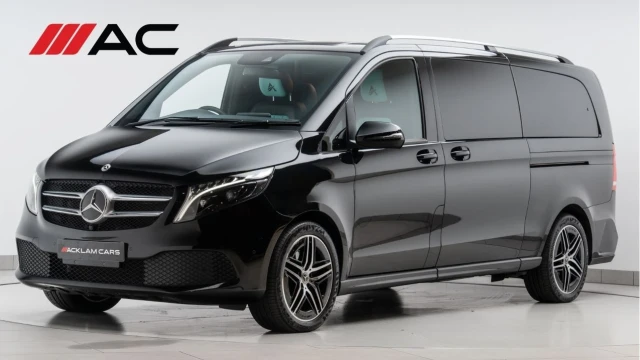 Mercedes-Benz V Class (73 Reg) V300 2.0D AMG Line XL (Silk Jet) Image 1