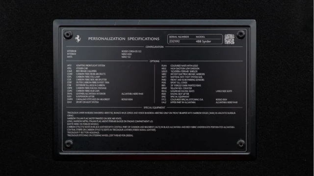 Ferrari 488 (67 Reg) 3.9 V8 Spider (Atelier) Image 3