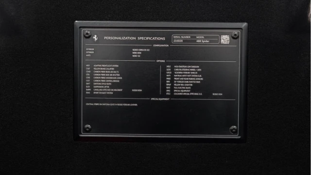 Ferrari 488 (18 Reg) 3.9 V8 Spider Image 3