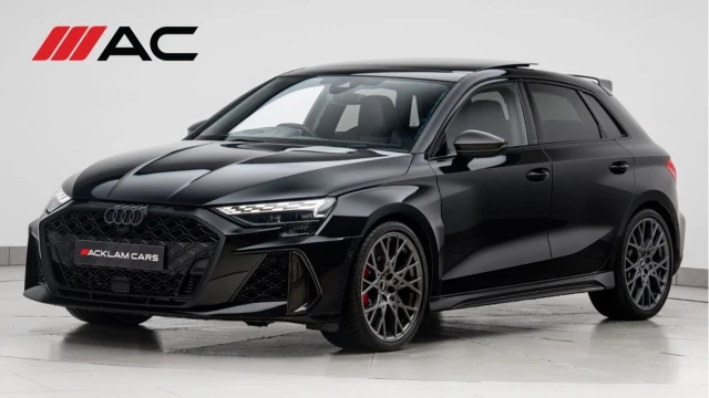 Audi RS3 (25 Reg) 2.5TFSI Carbon Black Quattro Sportback Image 1