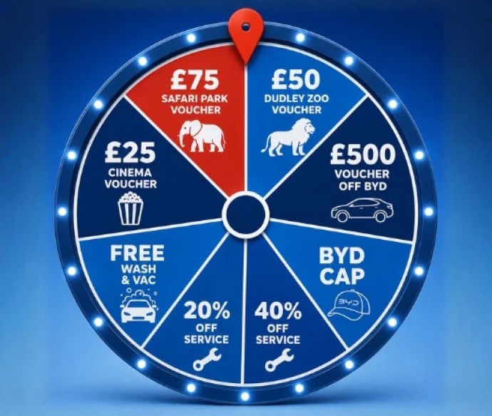 Test Drive & Spin the Wheel!