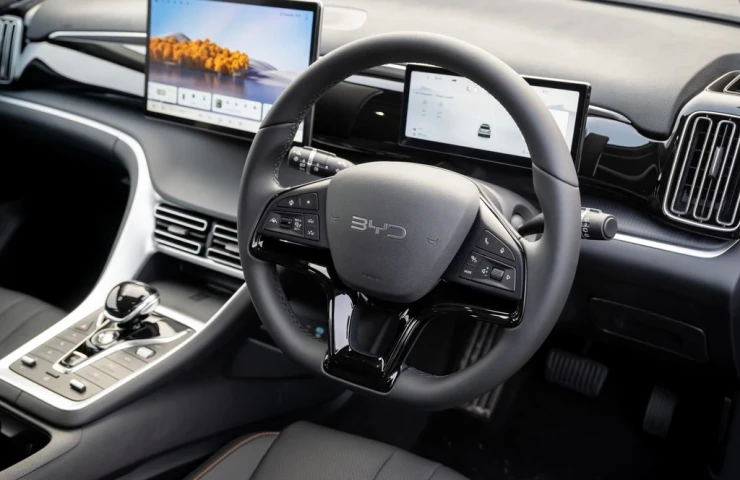 All the tech you'd expect from a BYD
