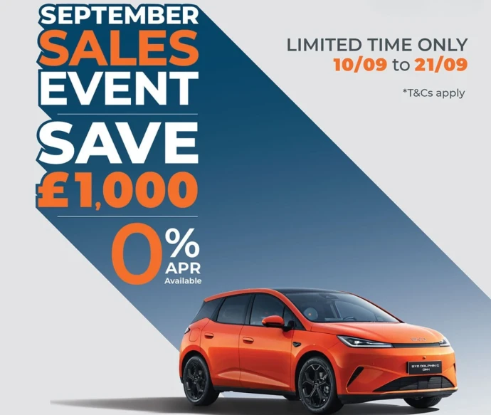 New BYD DOLPHIN G DM-i from £250 per month