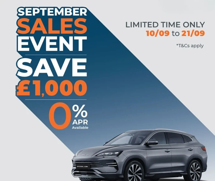 BYD SEAL U DM-i from £349 per month