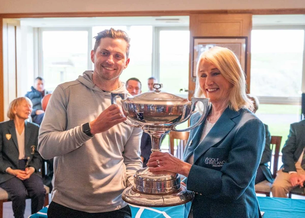 Keith Egan wins the 2024 Connolly Motor Group West of Ireland Championship.