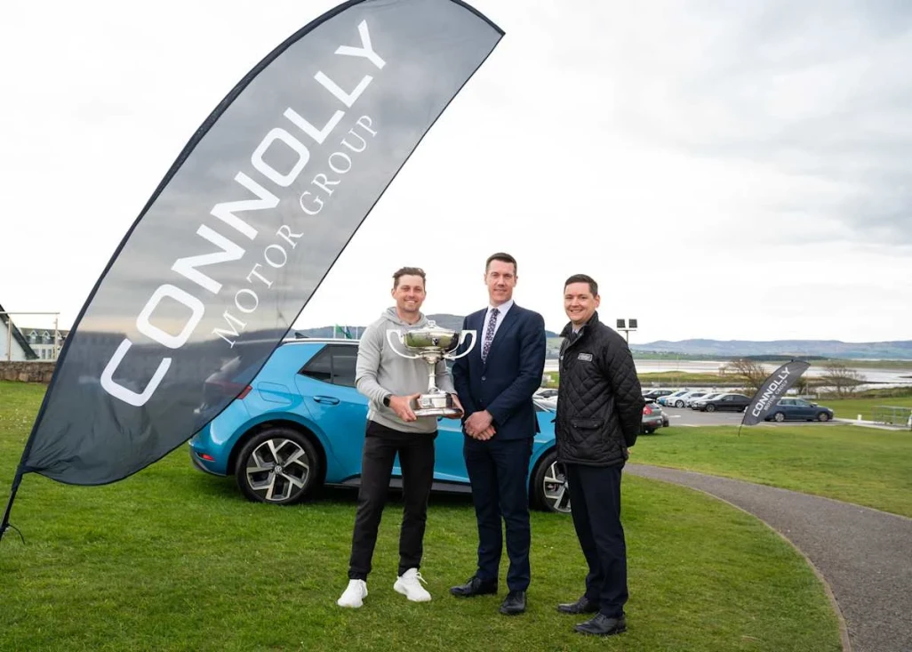 Keith Egan wins the 2024 Connolly Motor Group West of Ireland Championship.