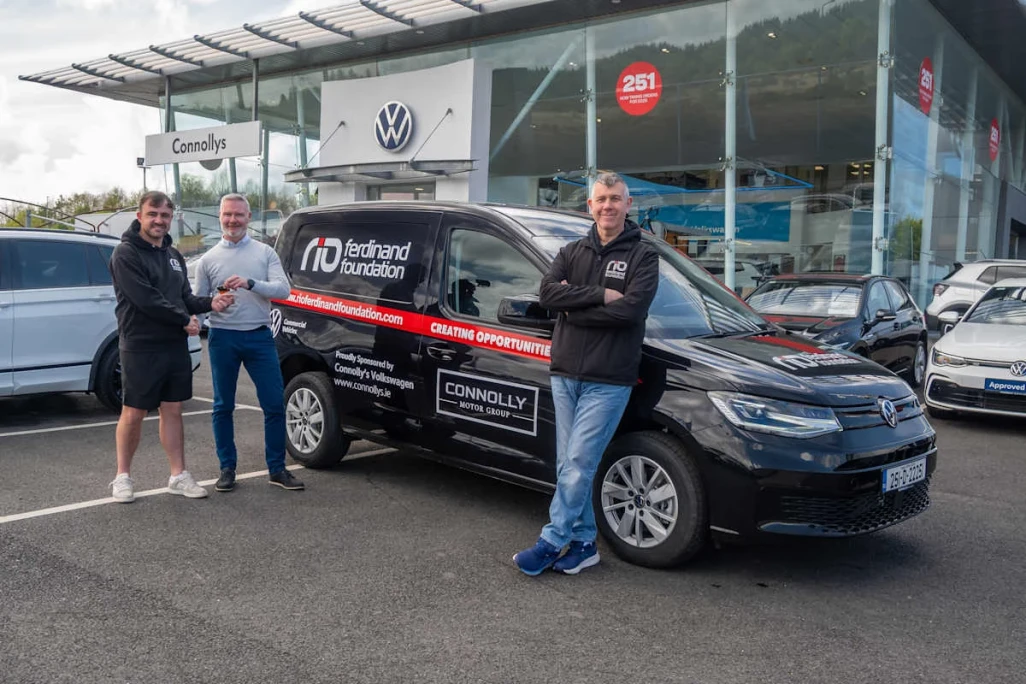 Connolly’s Volkswagen Commercials partners with the Rio Ferdinand Foundation