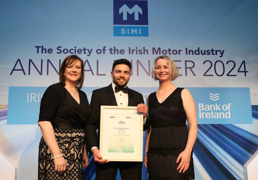 Connolly's Volkswagen Letterkenny were recognised as the Electric Vehicle Dealership of the Year for the Ulster Region at the SIMI Irish Motor Industry Awards.
