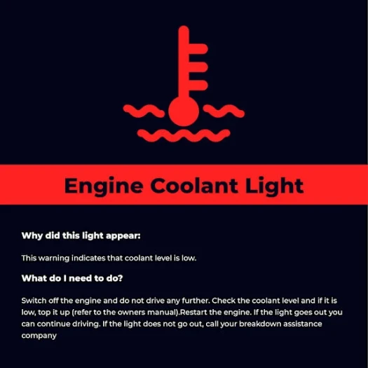 Engine Coolant Light