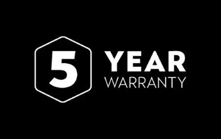 5 Year Warranty