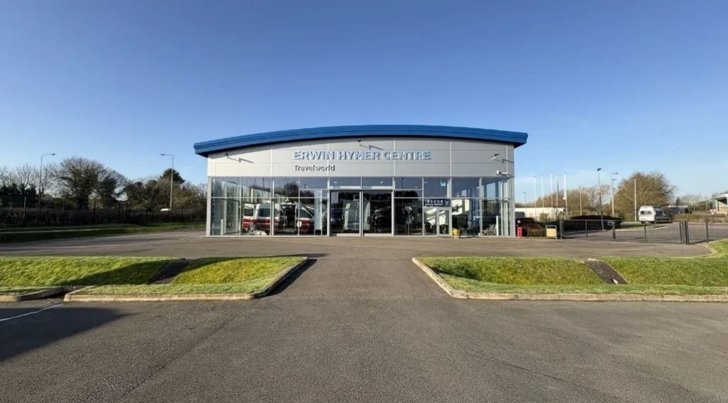 Hymer MD Visits Travelworld