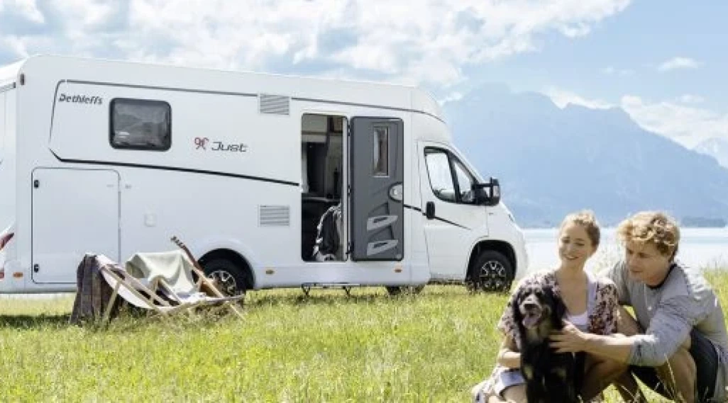 Dethleffs flying the flag at reopening