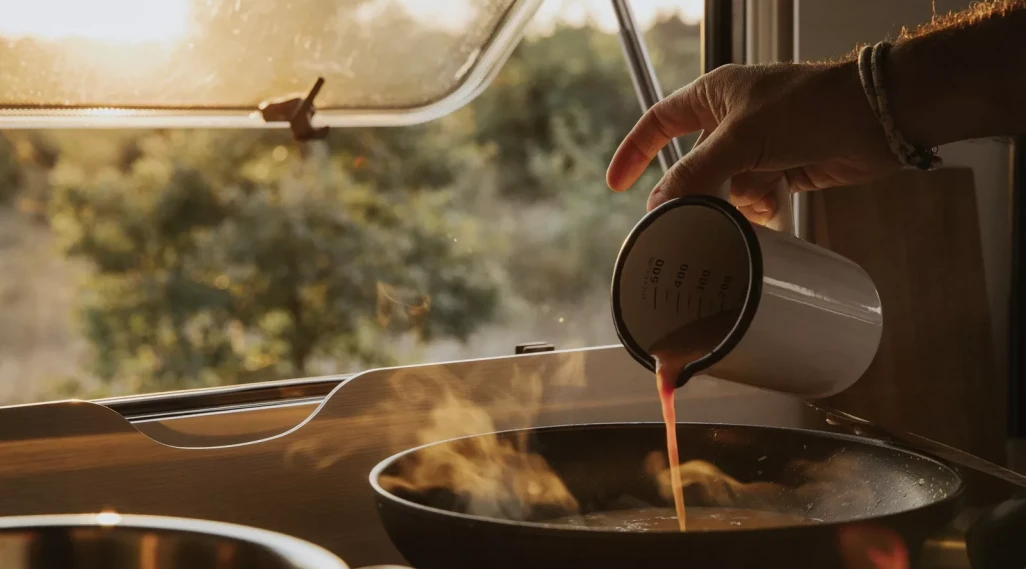 Cooking in a Camper Van