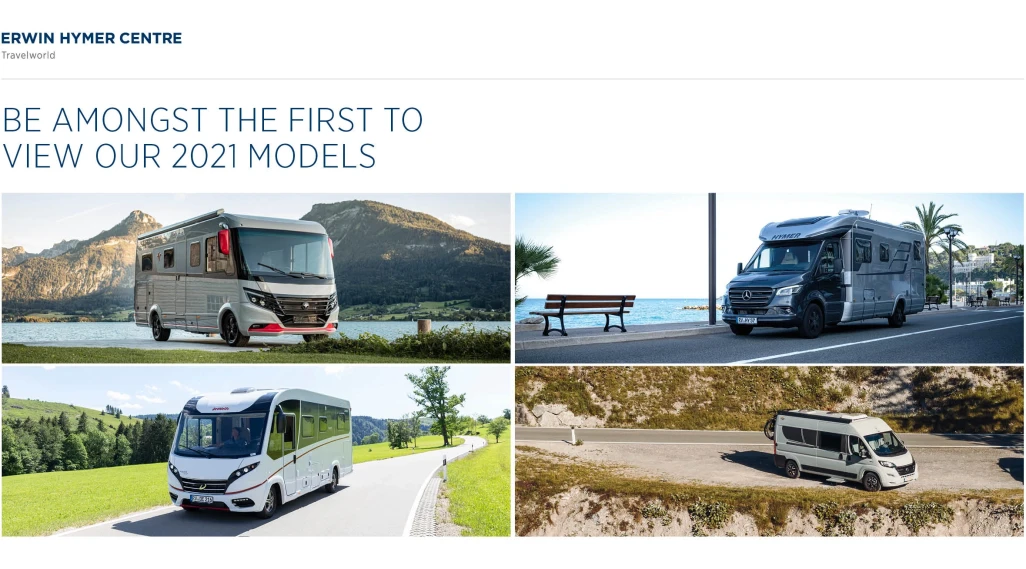 New models to be showcased at motorhome extravaganza