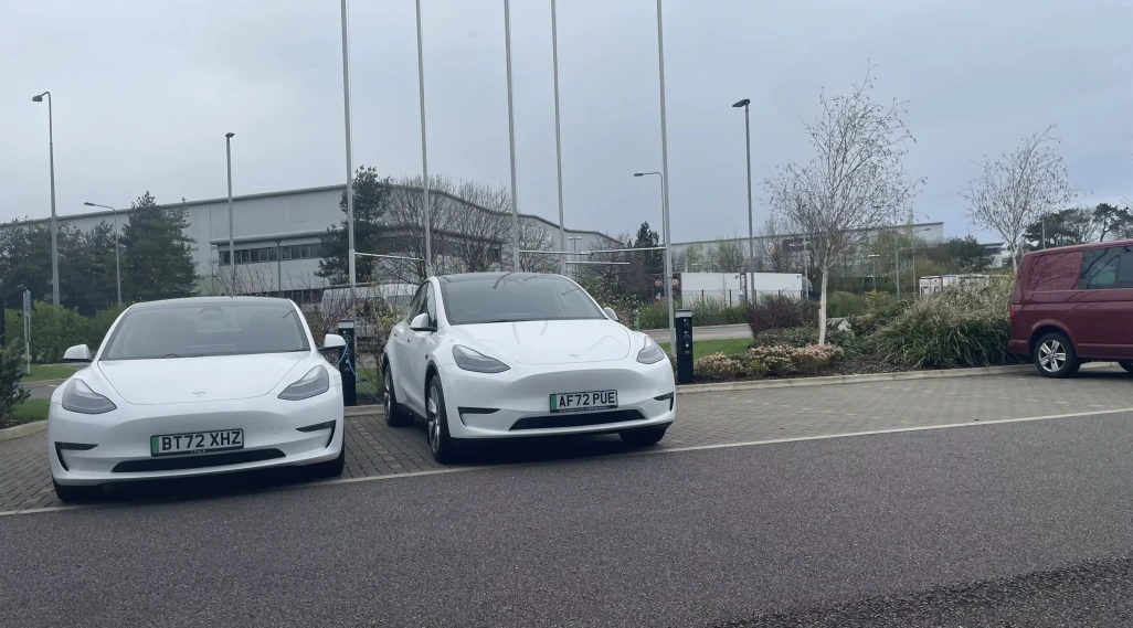 Electric Vehicle Chargers at Erwin Hymer Centre Travelworld