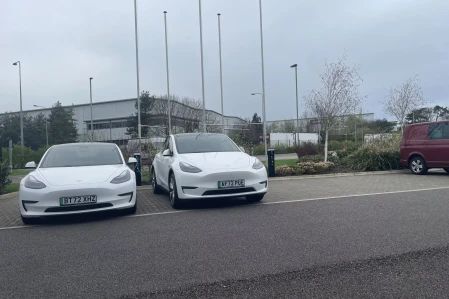 Electric Vehicle Chargers at Erwin Hymer Centre Travelworld