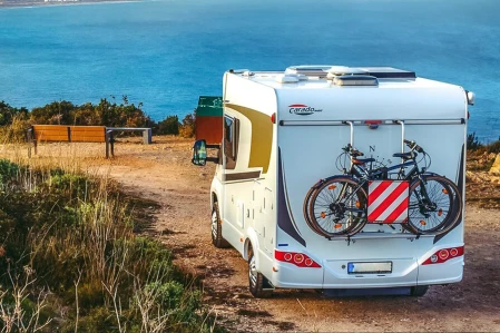 COUPLE HONOUR SALESMAN BY NAMING MOTORHOME AFTER HIM