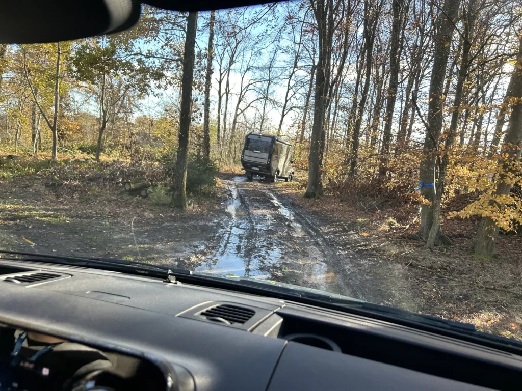 Reece driving a HYMER Venture S