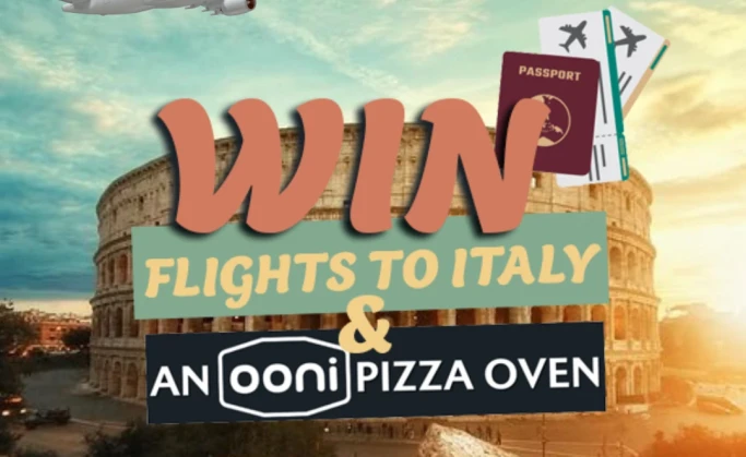 WIN flights to Italy and an OONI Pizza Oven