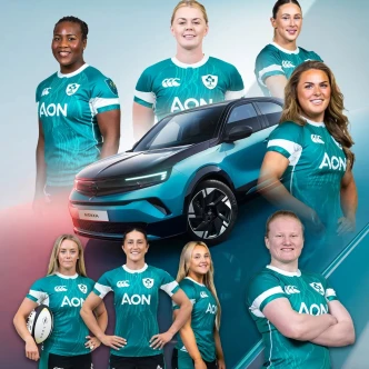 OPEL DRIVES SUPPORT FOR IRISH RUGBY’S GREEN WAVE MOVEMENT