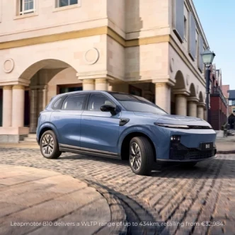 LEAPMOTOR IRELAND SETS BENCHMARK PRICING FOR NEW B10 SUV