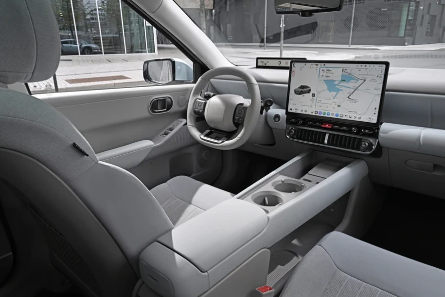 How did Hyundai make the IONIQ 3 cabin feel more like a living space?