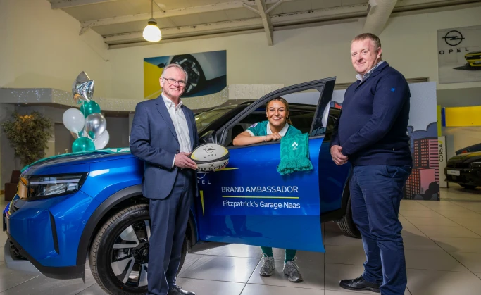 ERIN KING LINES OUT FOR FITZPATRICK’S GARAGES AS THEIR NEW OPEL BRAND AMBASSADOR.