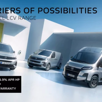 Finance from 4.9% on the Opel 262 Commercial Range