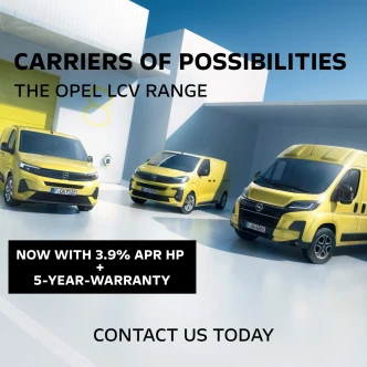 Finance from 3.9% on the Opel 271 Commercial Range