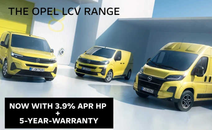 Finance from 3.9% on the Opel 271 Commercial Range