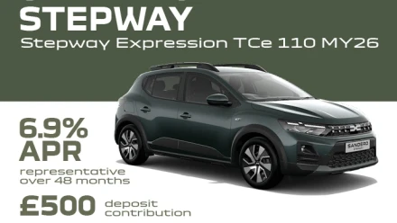 Dacia Sandero Stepway Expression TCe 110 Current Offer
