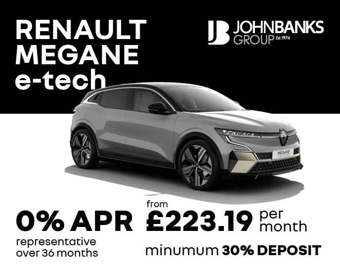 Renault Megane E-Tech Techno Comfort range