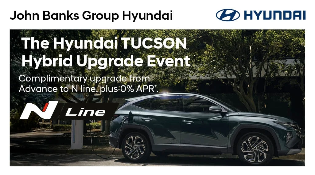 Hyundai Tucson Hybrid Upgrade Event | John Banks Hyundai – Free N Line Upgrade + 0% APR