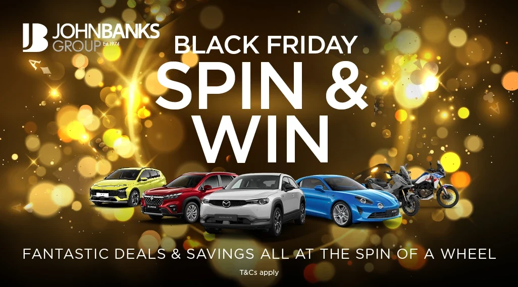 John Banks Black Friday Event: Spin, Save & Win Every Day