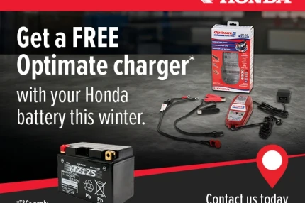 Get a FREE Optimate Charger