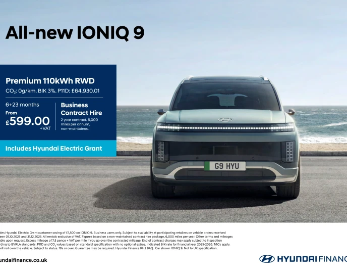 Hyundai IONIQ 9 Premium 7 Seat Auto Business Contract Hire Offer