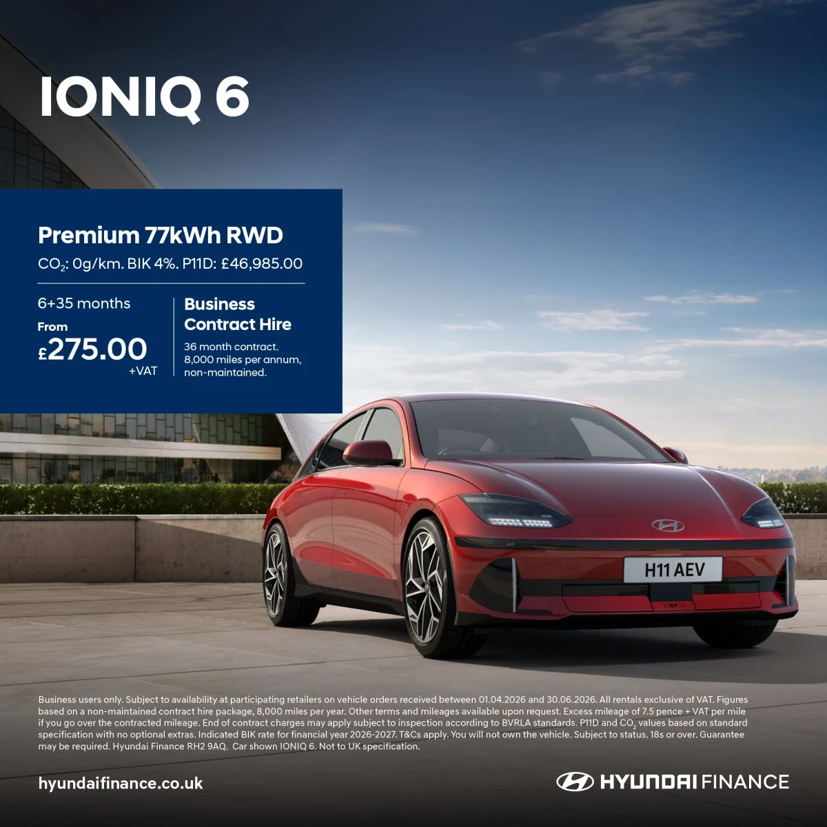 Hyundai IONIQ 6 Current Business Offer
