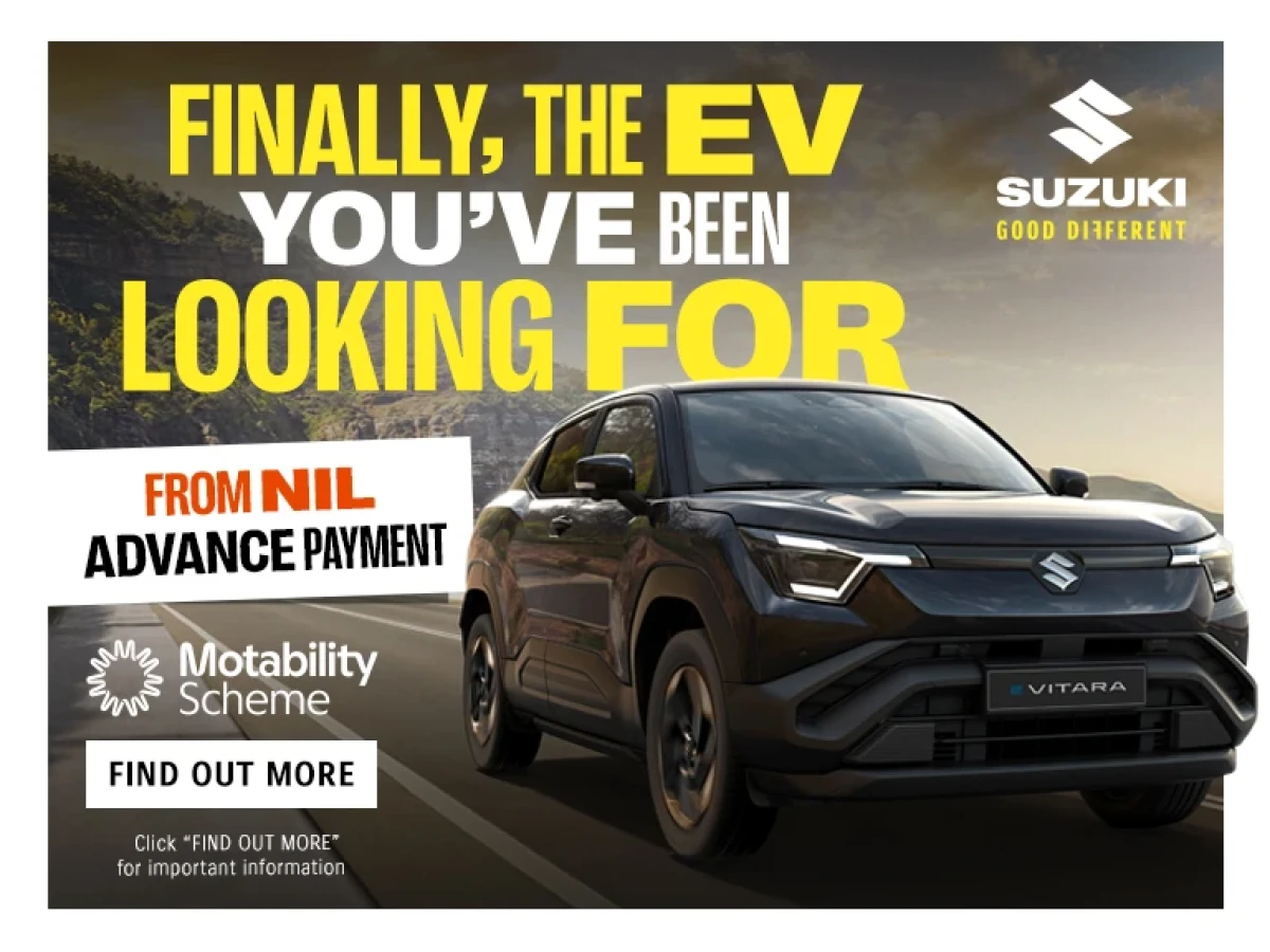 SUZUKI e-VITARA Motability Scheme Current Offer