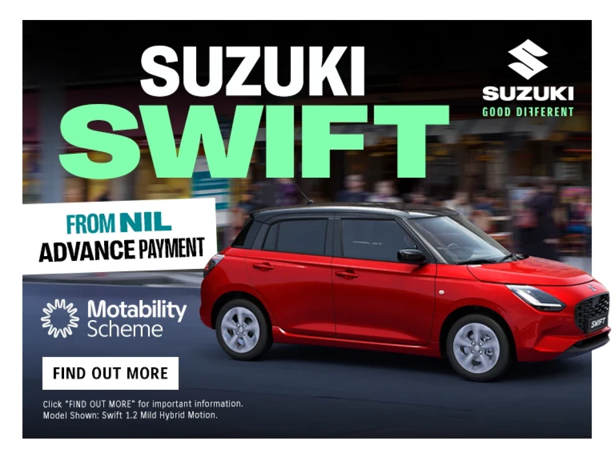 Suzuki Swift Motability Scheme Current Offer