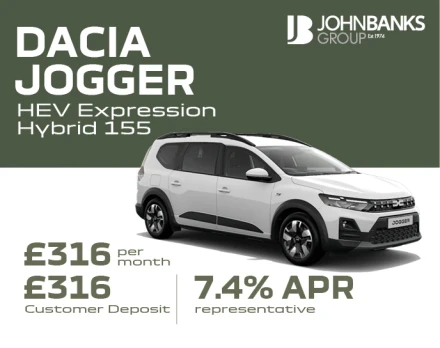 Dacia Jogger HEV Expression Hybrid 155 MY26 Current Offer