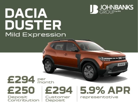 Dacia Duster Mild Expression Current Retail Offer