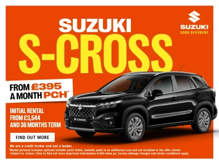 Suzuki S-Cross Personal Contract Hire Current Offer