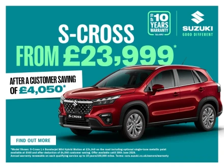 Suzuki S-Cross Current Retail Offer