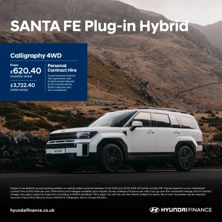 SANTA FE Hybrid Plug-In Hybrid Personal Contract Hire Offer - Business