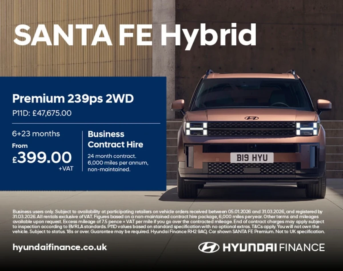 SANTA FE Hybrid Plug-In Hybrid Business Contract Hire Offer