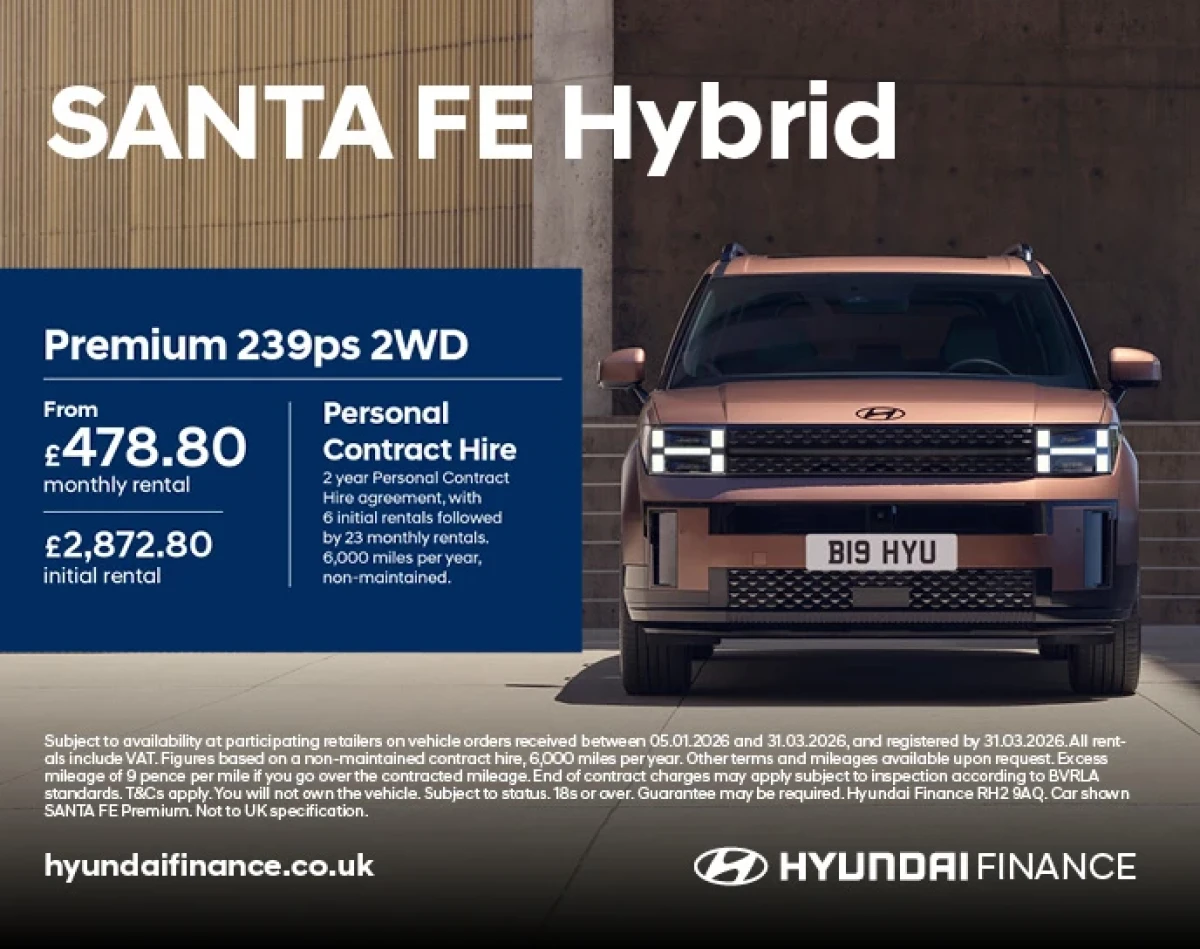 SANTA FE Hybrid Plug-In Hybrid Personal Contract Hire Offer - New Car Offer
