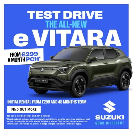 Suzuki e-Vitara Motion 61kW From £299 Per Month